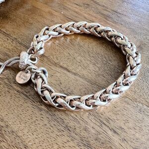 Inspire Women's Silver and Gold Chain Bracelet